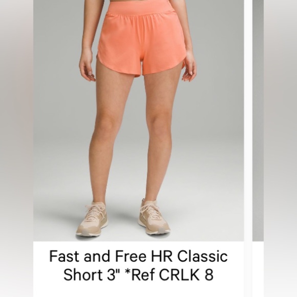 Coral fast and free Athletic Shorts - Picture 2 of 2
